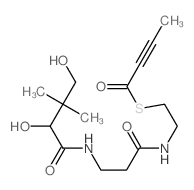 2-Butynethioic acid,S-[2-[[3-[(2,4-dihydroxy-3,3-dimethyl-1-oxobutyl)amino]-1-oxopropyl]amino]ethyl]ester picture