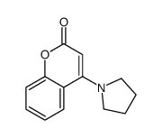 4-pyrrolidin-1-ylchromen-2-one Structure