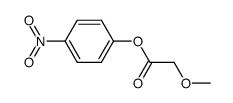 p-nitrophenyl 2-methoxyacetate Structure