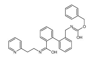 Benzyl [(2'-{[2-(2-pyridinyl)ethyl]carbamoyl}-2-biphenylyl)methyl ]carbamate Structure