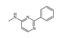 methyl-(2-phenyl-pyrimidin-4-yl)-amine Structure