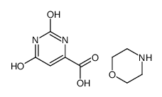 2,4-dioxo-1H-pyrimidine-6-carboxylic acid,morpholine Structure