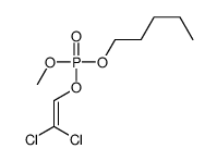 2,2-dichloroethenyl methyl pentyl phosphate Structure