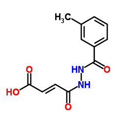 (2E)-4-[2-(3-Methylbenzoyl)hydrazino]-4-oxo-2-butenoic acid Structure