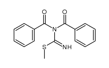 N,N-dibenzoyl-S-methyl-isothiourea Structure