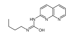 1-butyl-3-(1,8-naphthyridin-2-yl)urea Structure