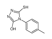 5-巯基-4-对甲苯基-4氢-3-羟基-1,2,4-三唑结构式