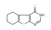 5,6,7,8-四氢苯并[4,5]噻吩并[2,3-d]嘧啶-4(4aH)-硫酮结构式