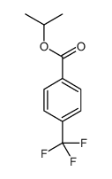 Isopropyl 4-(trifluoromethyl)benzoate结构式