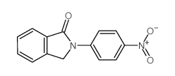 2-(4-nitrophenyl)-3H-isoindol-1-one Structure