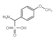 Benzenemethanesulfonicacid, a-amino-4-methoxy-结构式