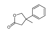 4-methyl-4-phenyloxolan-2-one结构式