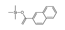 trimethyl(1-naphthalen-2-ylethenoxy)silane Structure