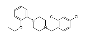 1-[(2,4-dichlorophenyl)methyl]-4-(2-ethoxyphenyl)piperazine Structure