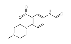 N-[4-(4-methyl-piperazin-1-yl)-3-nitro-phenyl]-acetamide Structure