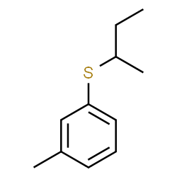 sec-Butyl(m-tolyl) sulfide结构式