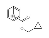 cyclopropylmethyl N-phenylcarbamate结构式