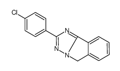 2-(4-Chlorophenyl)-5H-(1,2,4)triazolo(5,1-a)isoindole structure