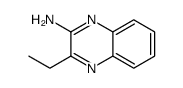 2-QUINOXALINAMINE,3-ETHYL-结构式