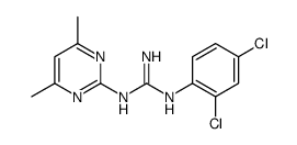 1-(2,4-dichlorophenyl)-2-(4,6-dimethylpyrimidin-2-yl)guanidine Structure