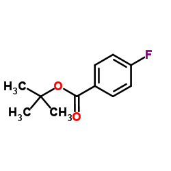 tert-Butyl 4-fluorobenzoate Structure