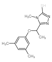 5-[1-(3,5-二甲基苯氧基)乙基]-4-甲基-4H-1,2,4-噻唑-3-硫醇图片