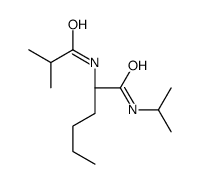 (2S)-2-(2-methylpropanoylamino)-N-propan-2-ylhexanamide Structure