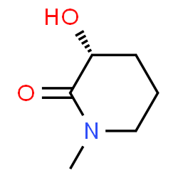 2-Piperidinone,3-hydroxy-1-methyl-,(3R)-(9CI) Structure