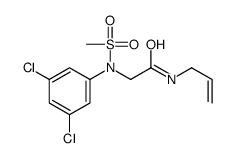 2-(3,5-dichloro-N-methylsulfonylanilino)-N-prop-2-enylacetamide Structure