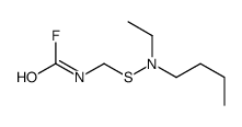 N-[[butyl(ethyl)amino]sulfanylmethyl]carbamoyl fluoride结构式