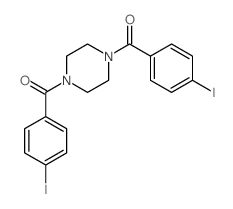 [4-(4-iodobenzoyl)piperazin-1-yl]-(4-iodophenyl)methanone Structure