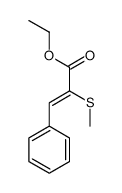 ethyl 2-methylsulfanyl-3-phenylprop-2-enoate Structure