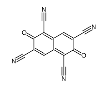 2,6-dioxonaphthalene-1,3,5,7-tetracarbonitrile Structure