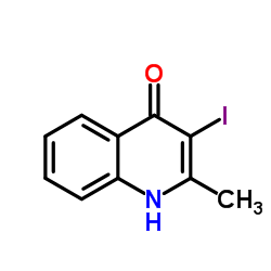 3-碘-2-甲基喹啉-4-醇结构式