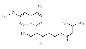 1,6-Hexanediamine,N1-(6-methoxy-4-methyl-8-quinolinyl)-N6-(2-methylpropyl)-, hydrochloride (1:2) picture