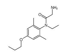 2-amino-N-(2,6-dimethyl-4-propoxyphenyl)-N-ethylacetamide Structure