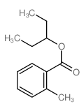 pentan-3-yl 2-methylbenzoate结构式