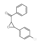 Methanone,[3-(4-chlorophenyl)-2-oxiranyl]phenyl-结构式