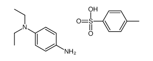 (p-aminophenyl)diethylammonium toluene-4-sulphonate structure