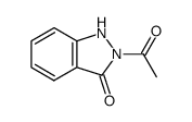 2-Acetyl-1H-indazole-3(2H)-one Structure