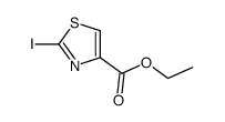 2-Iodo-thiazole-4-carboxylic acid ethyl ester Structure