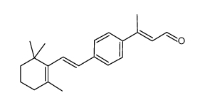 (E)-3-{4-[(E)-2-(2,6,6-Trimethyl-cyclohex-1-enyl)-vinyl]-phenyl}-but-2-enal结构式