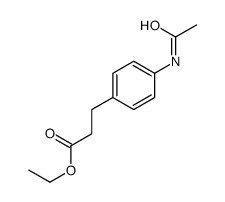 ethyl 3-(4-acetamidophenyl)propanoate结构式