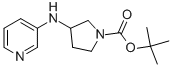 1-BOC-3-(PYRIDIN-3-YLAMINO)-PYRROLIDINE structure