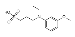 N-ethyl-N-(3-sulfopropyl)-m anisidine结构式