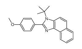 3-tert-butyl-2-(4-methoxyphenyl)benzo[e]benzimidazole Structure