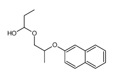 1-(2-naphthalen-2-yloxypropoxy)propan-1-ol Structure