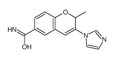 3-imidazol-1-yl-2-methyl-2H-chromene-6-carboxamide Structure