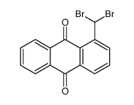 1-(dibromomethyl)anthracene-9,10-dione Structure