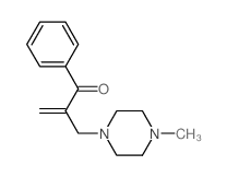 2-Propen-1-one,2-[(4-methyl-1-piperazinyl)methyl]-1-phenyl-结构式